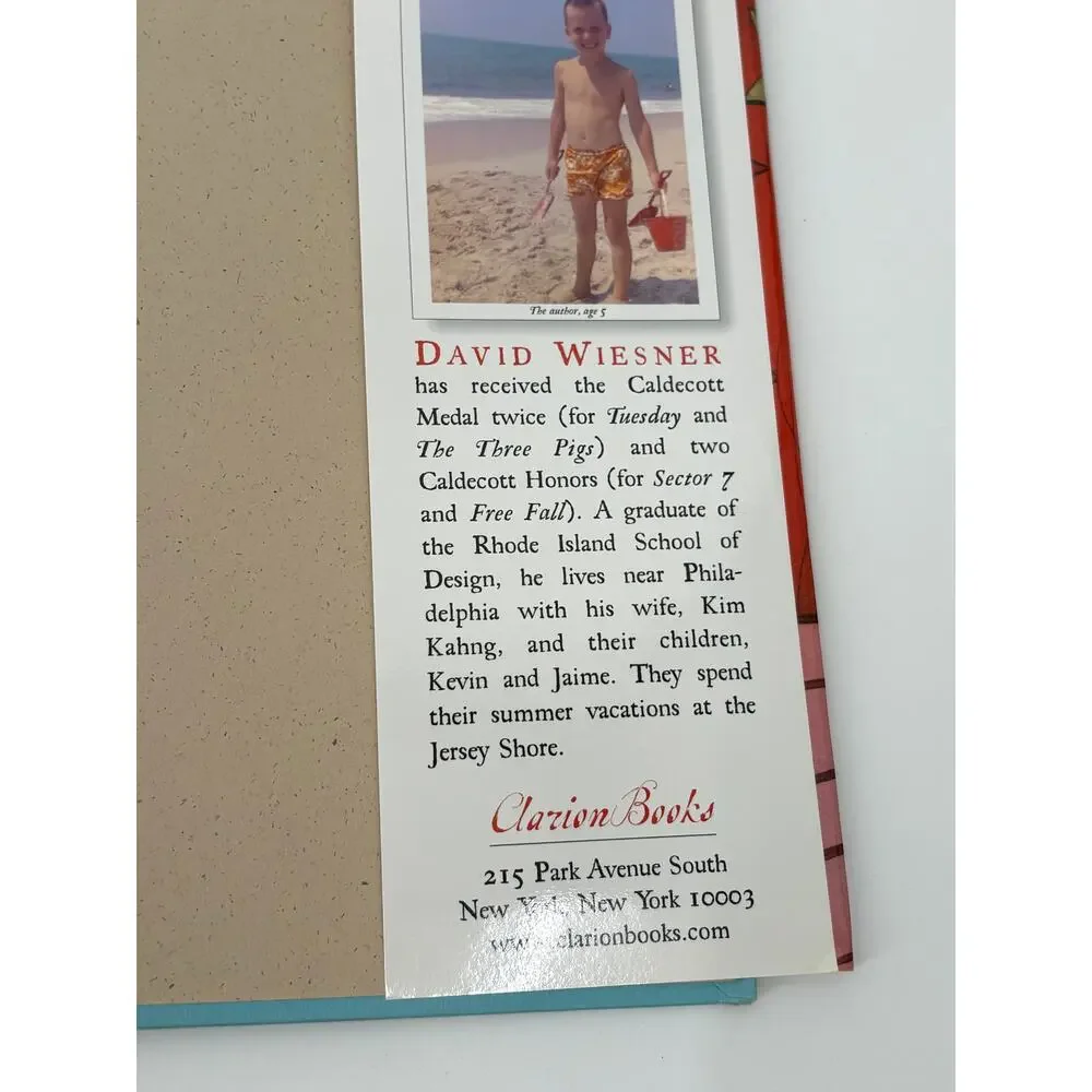 David Wiesner Flotsam Hardcover Children's Picture Book